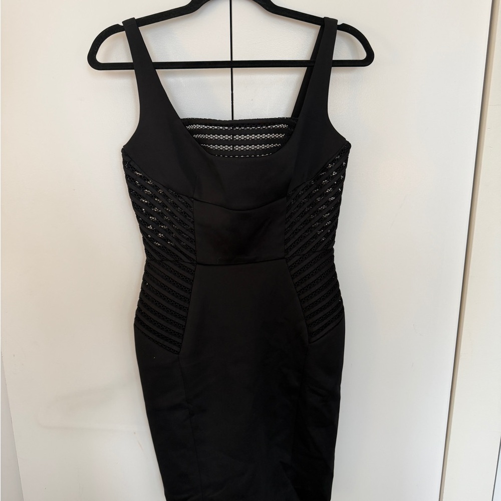 Milly Black Sheer Mini Dress - Size 4